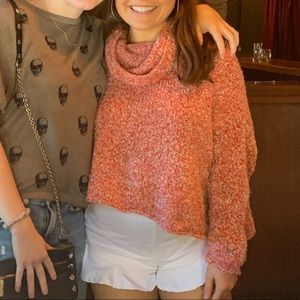 free people cowl neck sweater